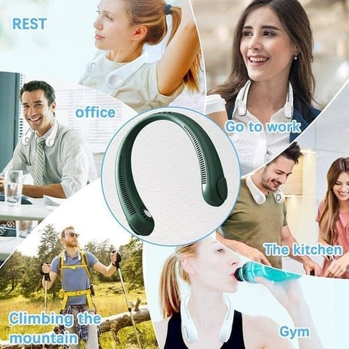 (🔥Mother's Day Pre Now-50% Off) - 🔥New Portable Neck Fan