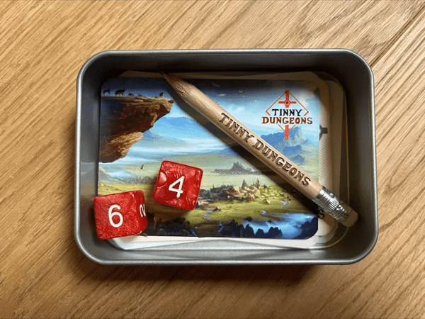Minimalist Pocket RPG in a Tin Box