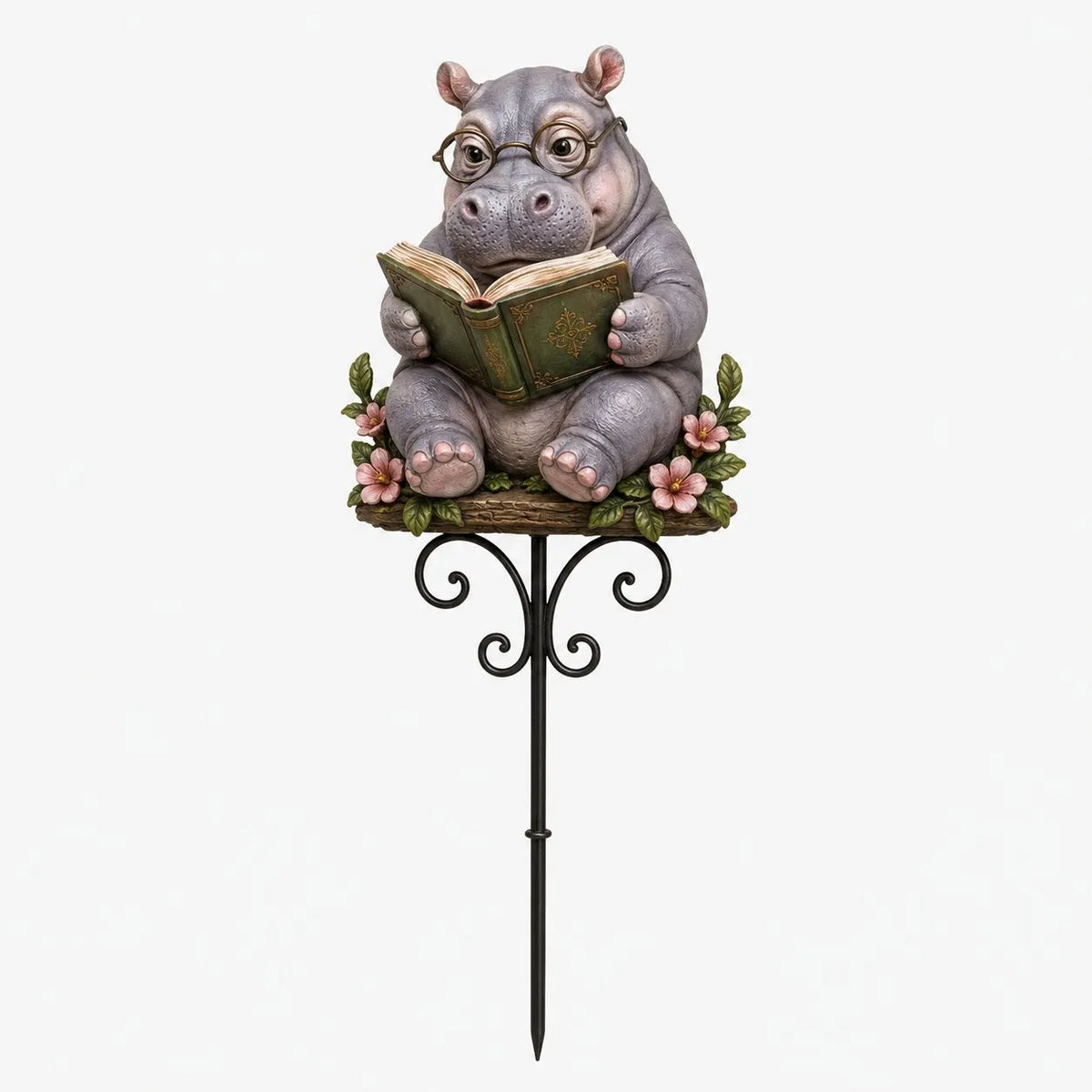 🎉😺🐶Animal Reading Garden Stake📖