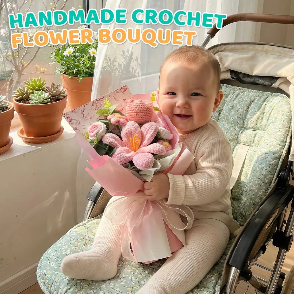 🔥Last Day 49% OFF - 🔥Handmade Crochet Flower Bouquet