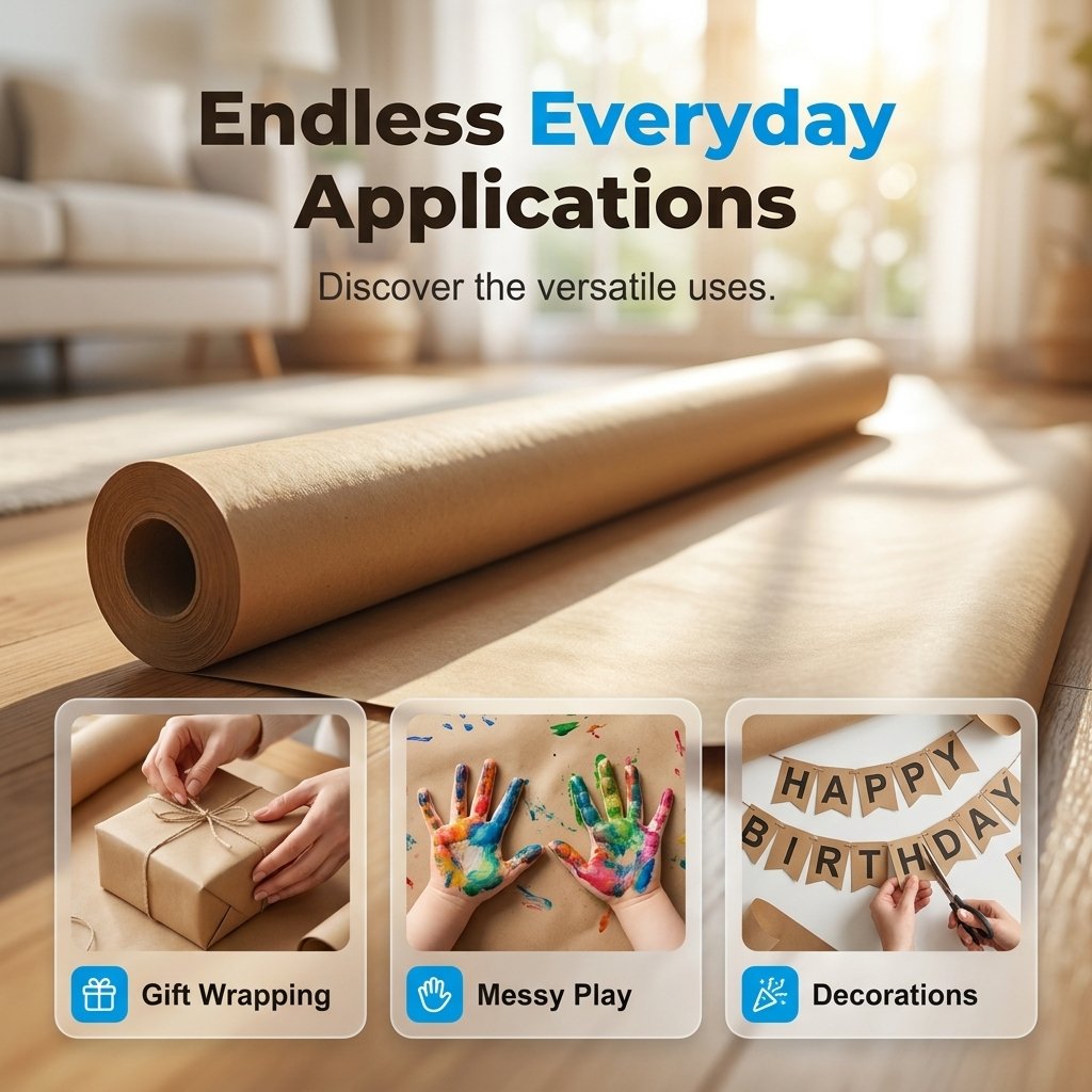 Brown Kraft Paper Roll