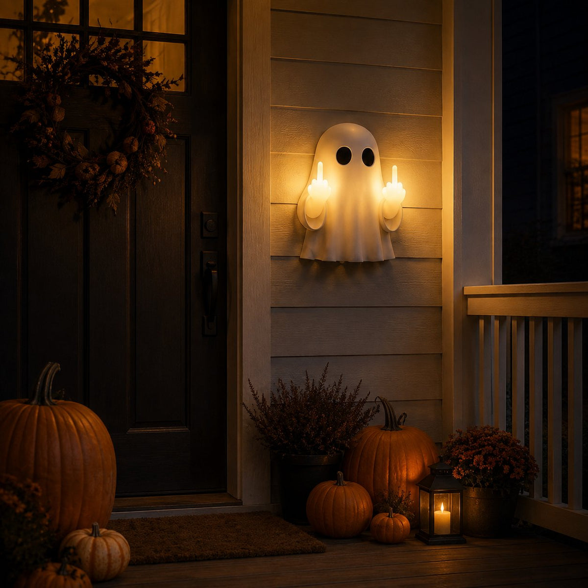 Minimalist Ghost Ambient Light Cute Spooky Halloween Lamp For Viral Aesthetic Indoor Decor
