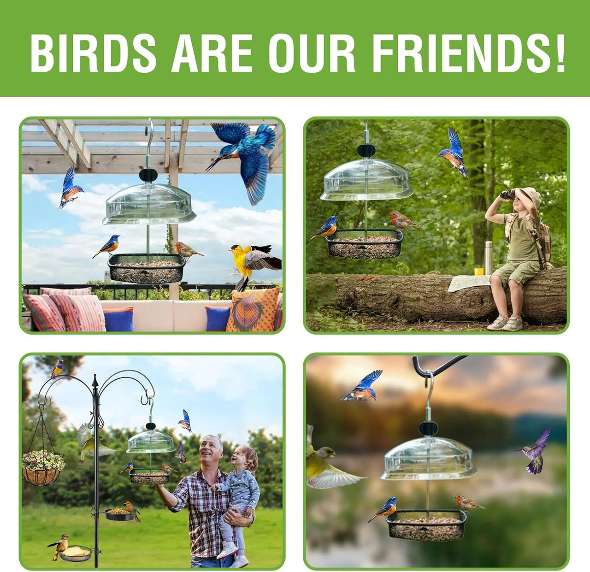 ⚡️FLASH SALE 49% OFF - Hanging Wild Bird Feeder Station