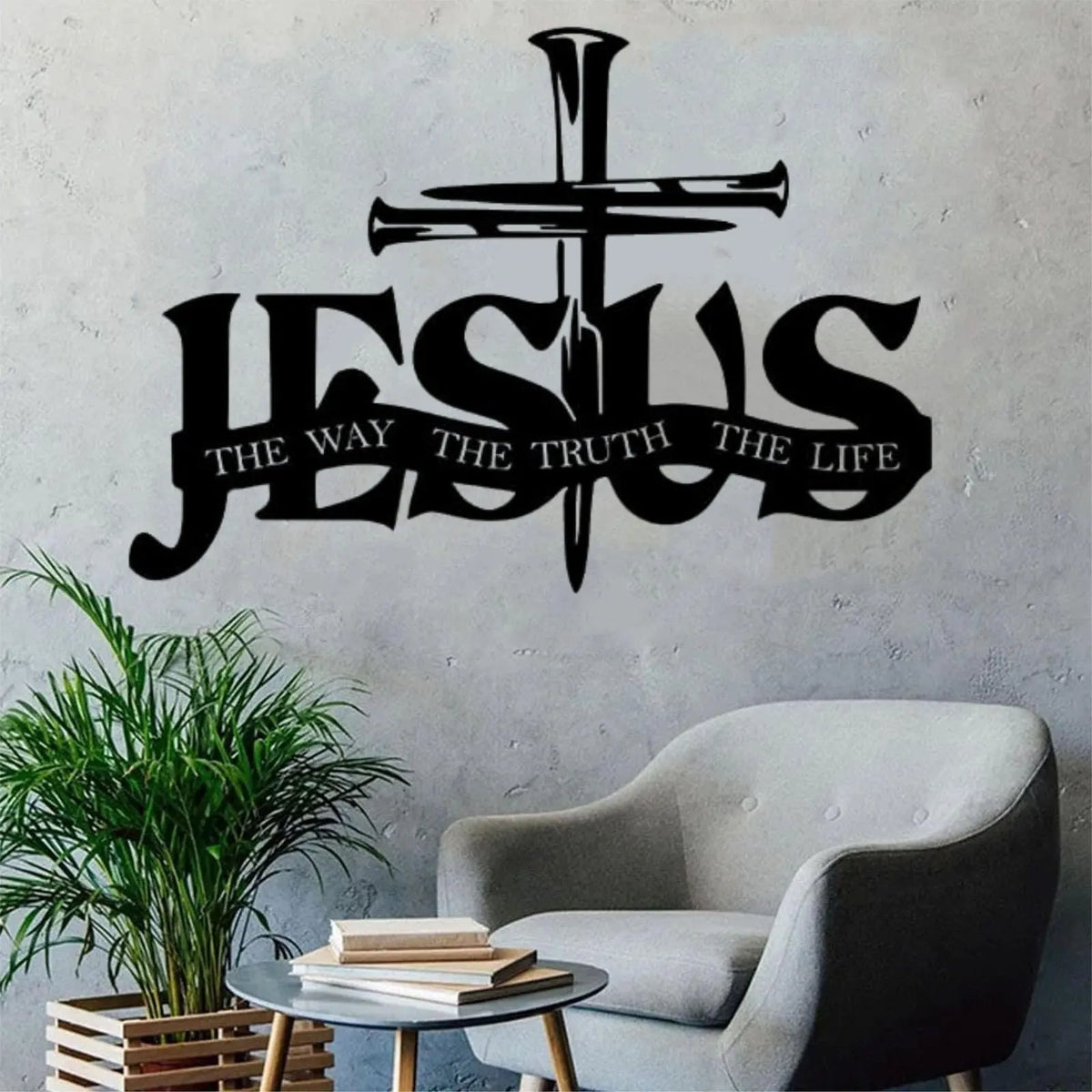 Jesus & Cross Design Wall Art - ⌛Limited Handmade Series