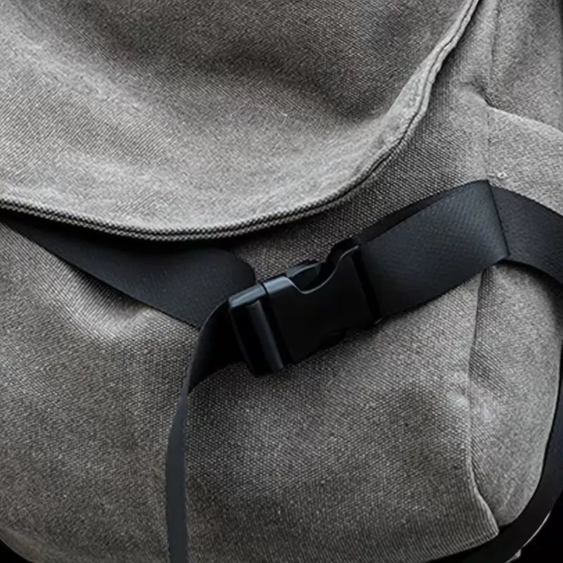 🔥 Last Day Limited Time Promotion🔥Men's Plain Canvas Crossbody Bag with Frog