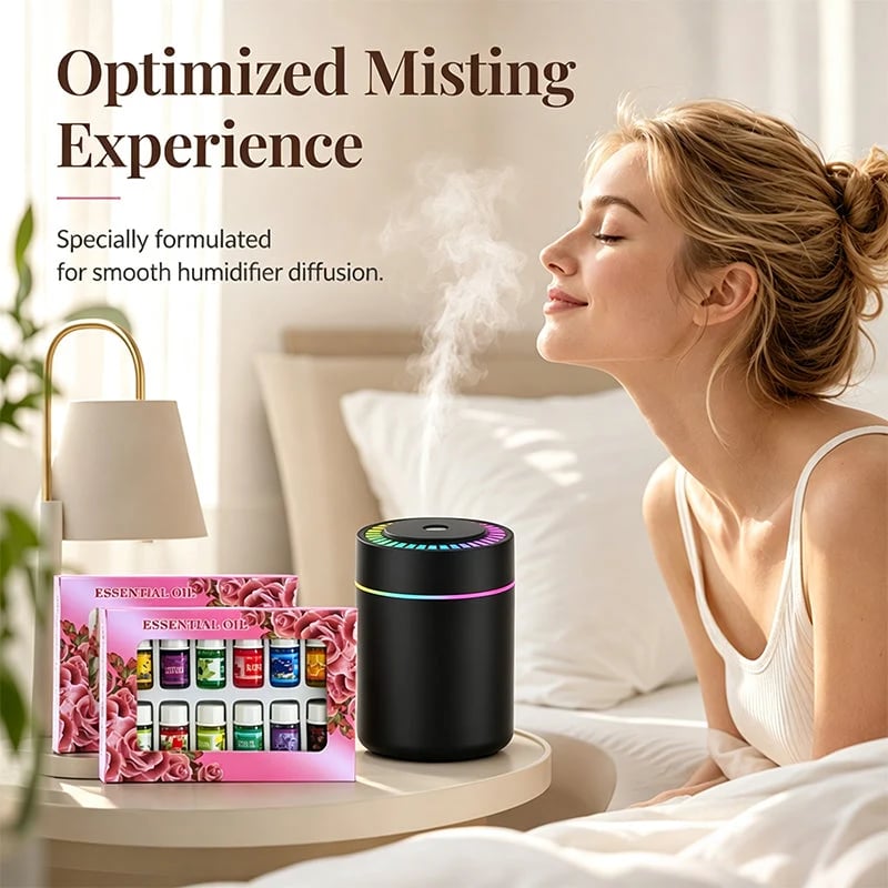 🎉🔥Limited Time 50% Off!🎁🌺The fresh scent lifts your mood!🌷12-Pack Water Soluble Essential Oils Set