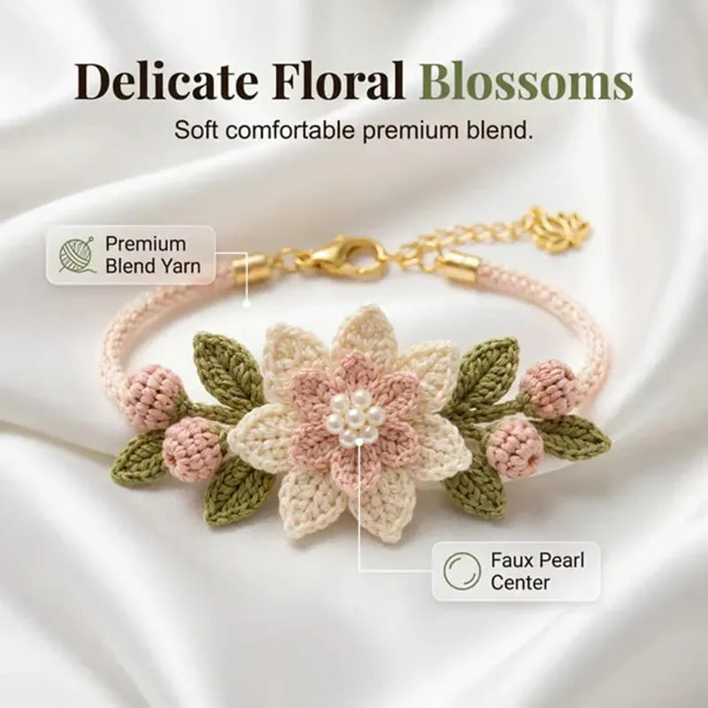 🔥HOT SALE🔥Nature-Inspired DIY Crochet Bracelet Kit