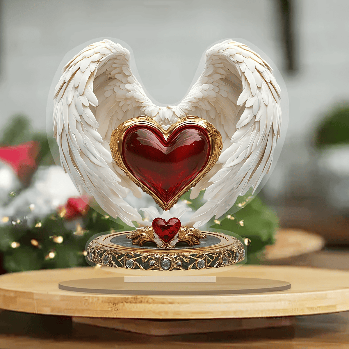 Gorgeous Angel Wings Cross Decoration✝️