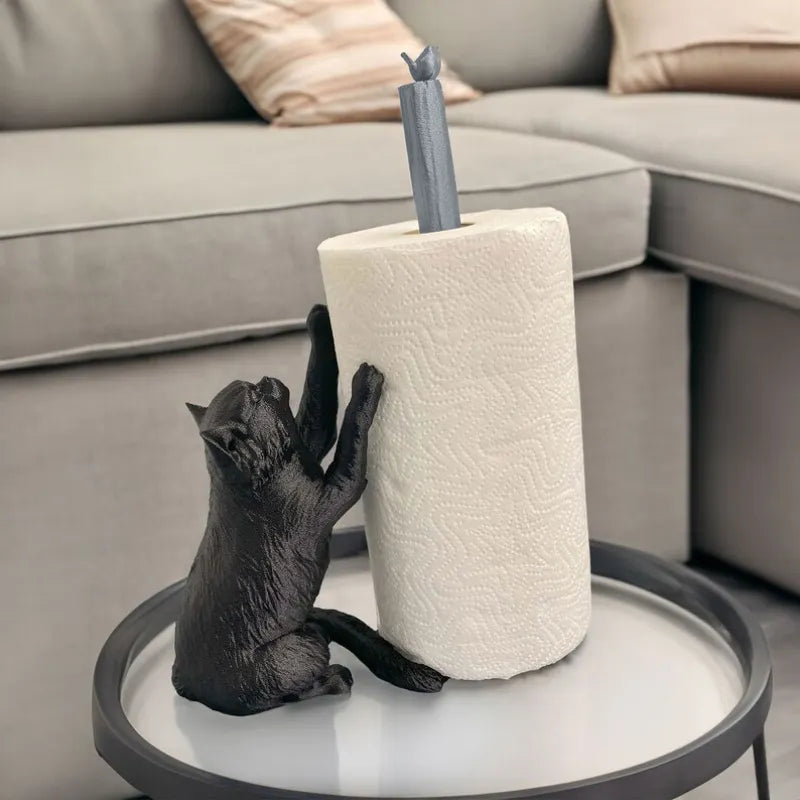 🐱Cat paper towel holder free standing🧻