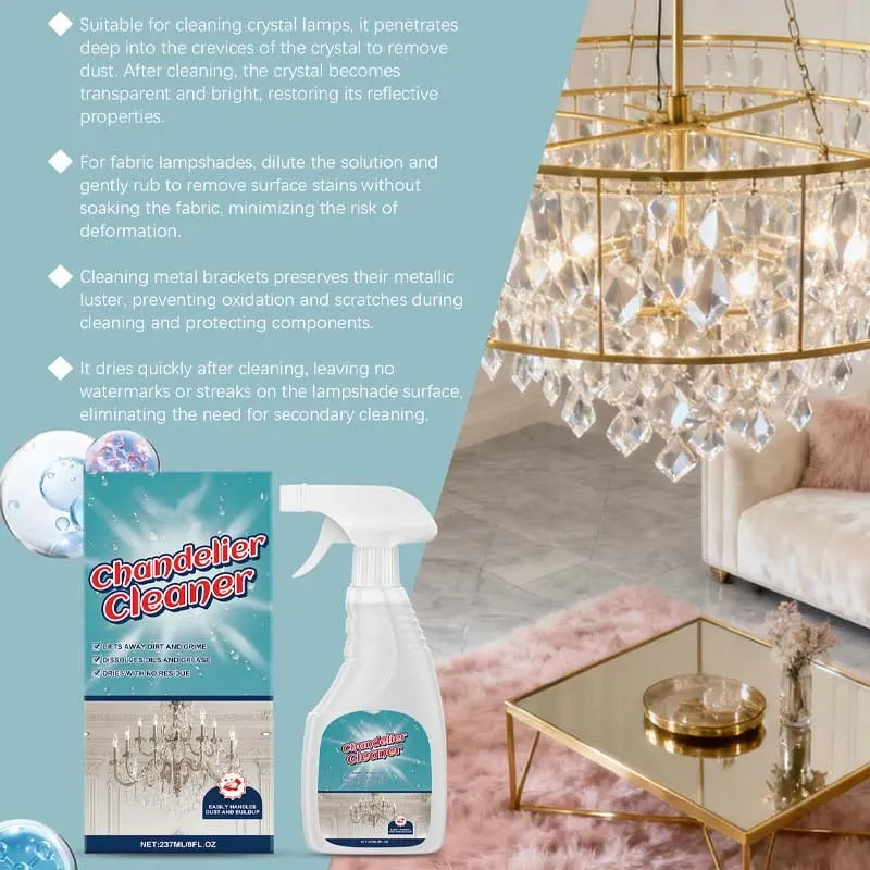 🎉💡49% OFF🧼 Light Fixture Cleaning Spray | Powerful stain removal · Safe for all materials with no residue · Protects metal from oxidation · Suitable for chandeliers and decorative lights