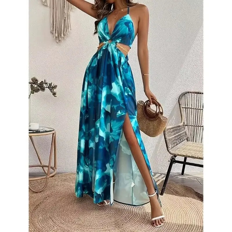 Floral Spaghetti Strap Dress