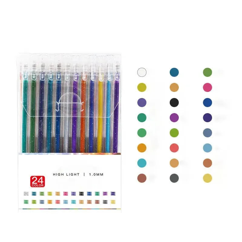 🔥 HOT SALE 🔥🎨🎁 Glitter Gel Pen Set
