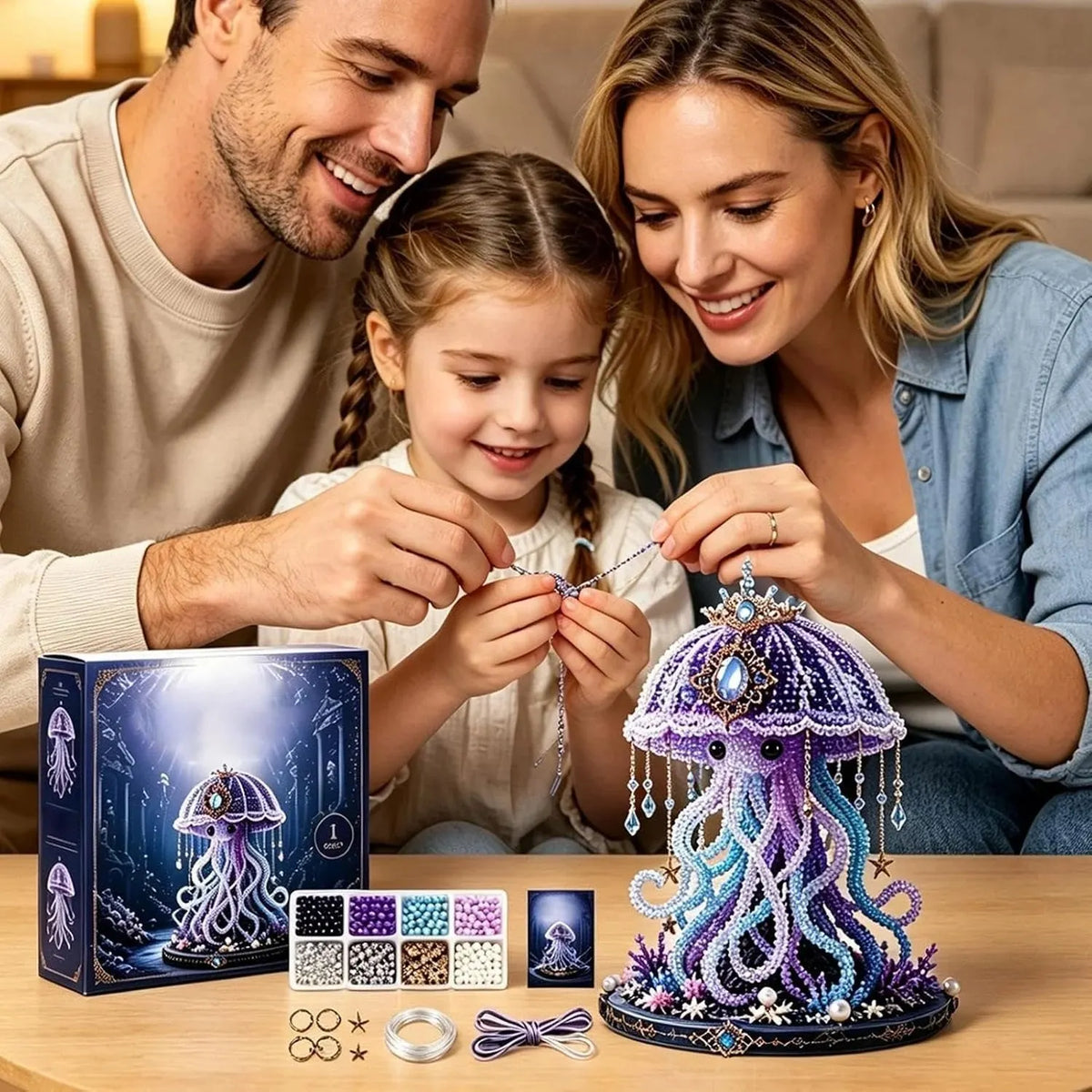 🔥HOT SALE🔥DIY Beaded Jellyfish (Marine Life)🪼