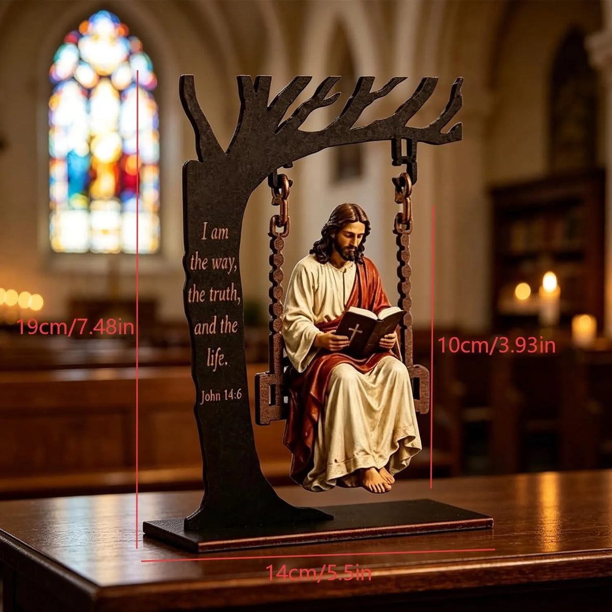 🎉49% OFF - ✝️📚Christian Jesus Swing Ornament