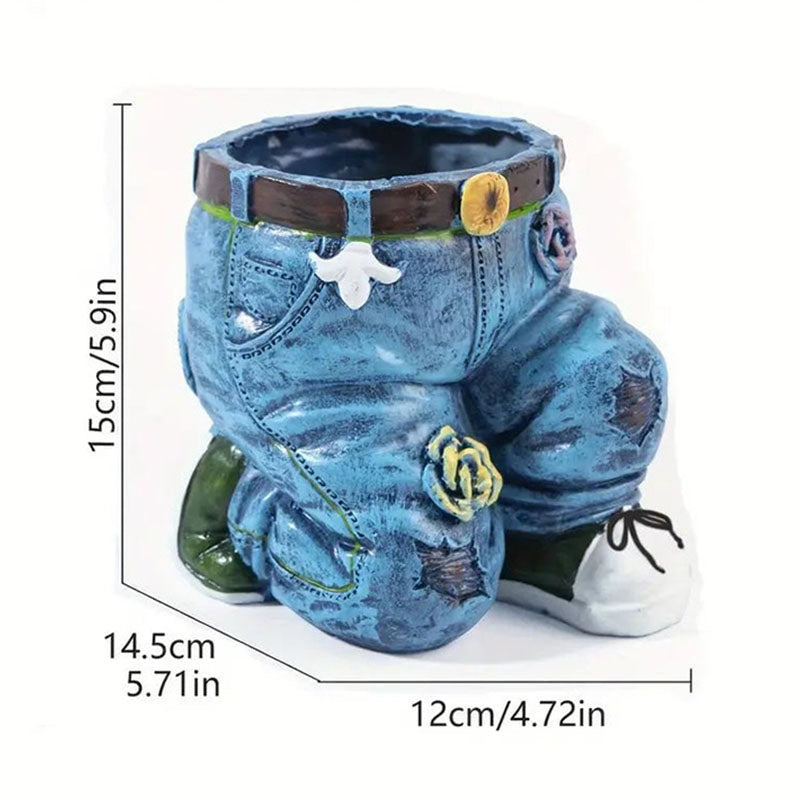 ⏳Limited-time 50% off⏰Creative 3D Jeans Shaped Flower Pot👖🪴
