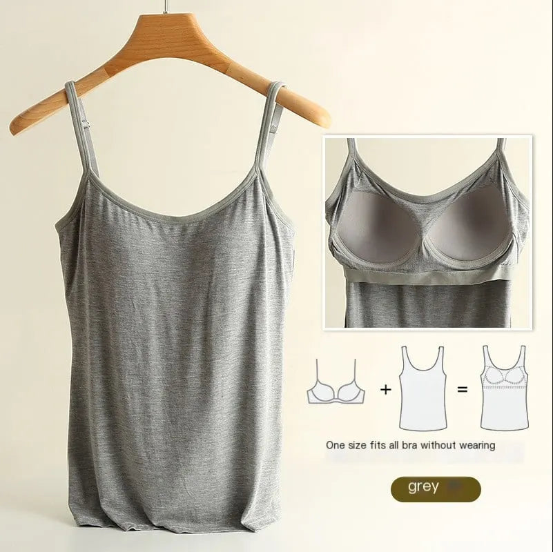 2 in 1 Tank Top + Bra