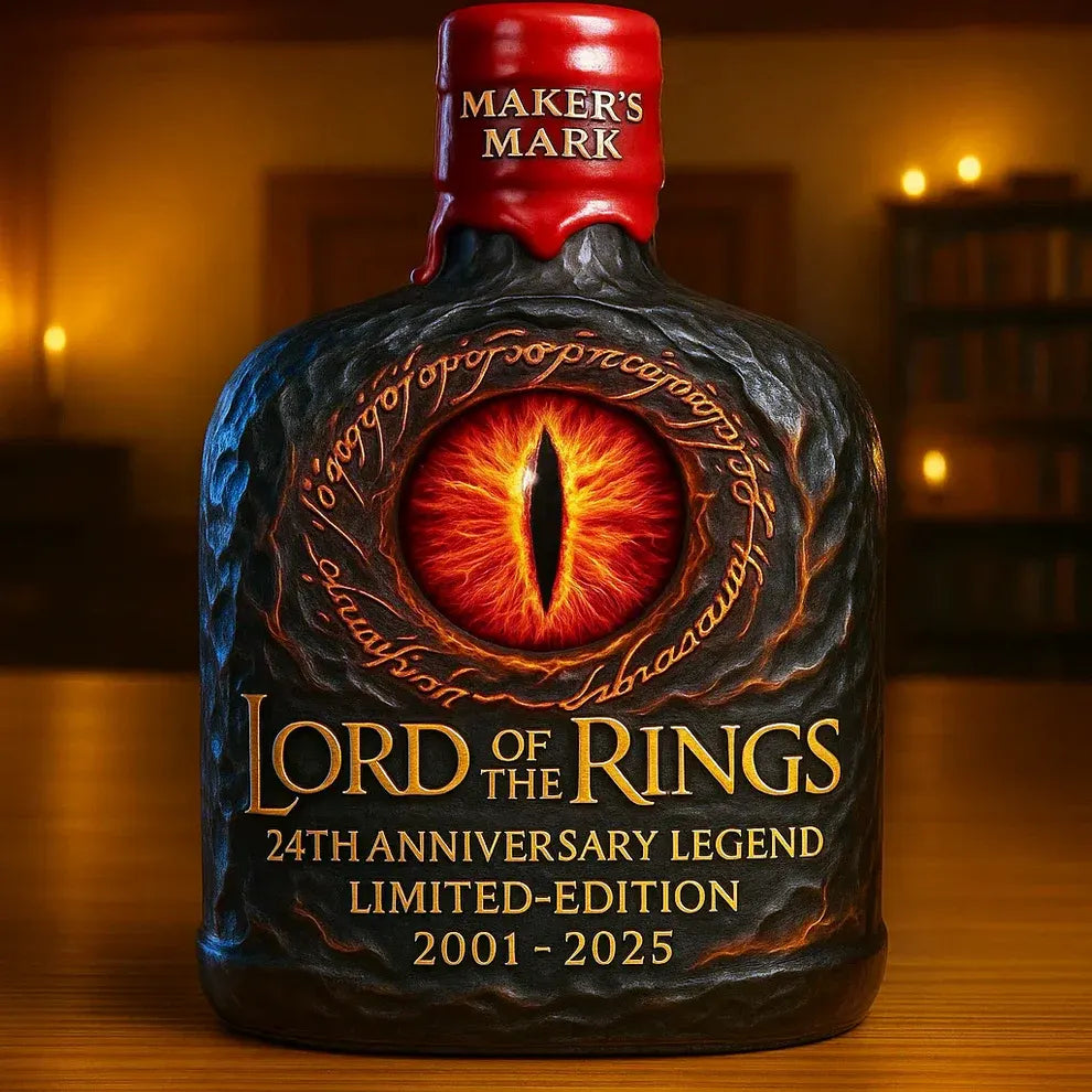 Lord Of The Rings 24th Anniversary Whiskey Bottle
