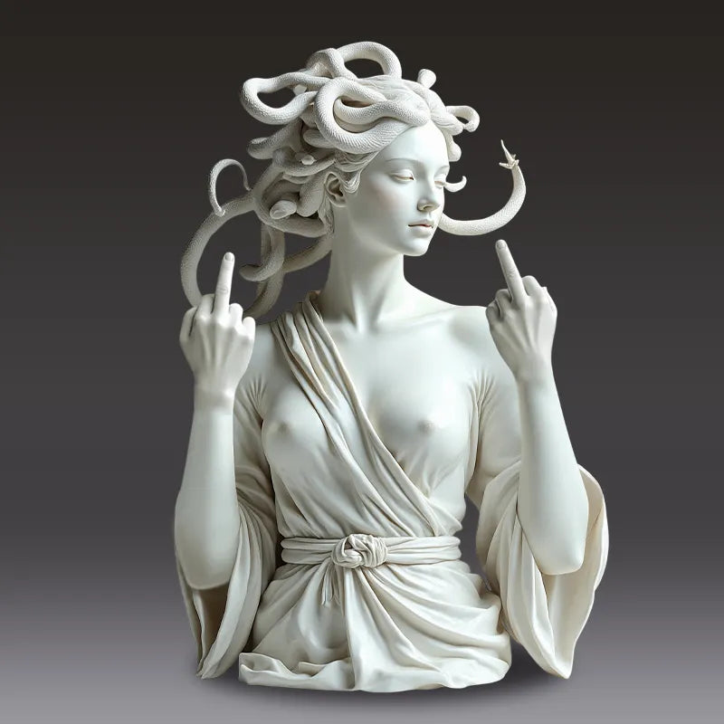 🎨✨ Medusa with Attitude - The original “Talk to the Hand” icon!