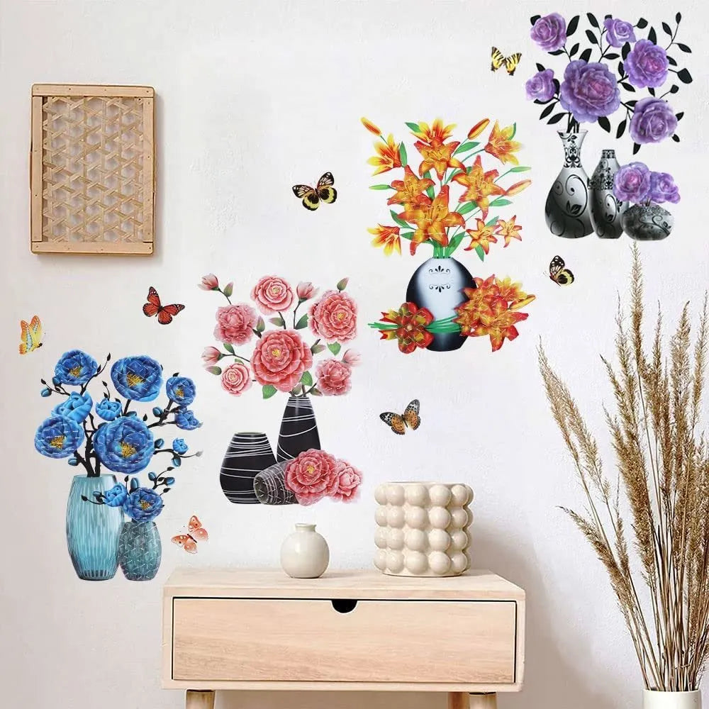 🔥LAST DAY 49% OFF🔥Best Gift For Holiday 3D Vase Sticker