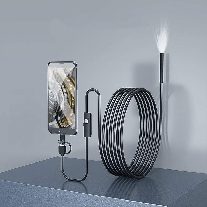 🔥HOT SALE🔥🔎 Plug-and-play endoscope camera – Compatible with Android、Windows、Mac(not applicable to Apple systems)