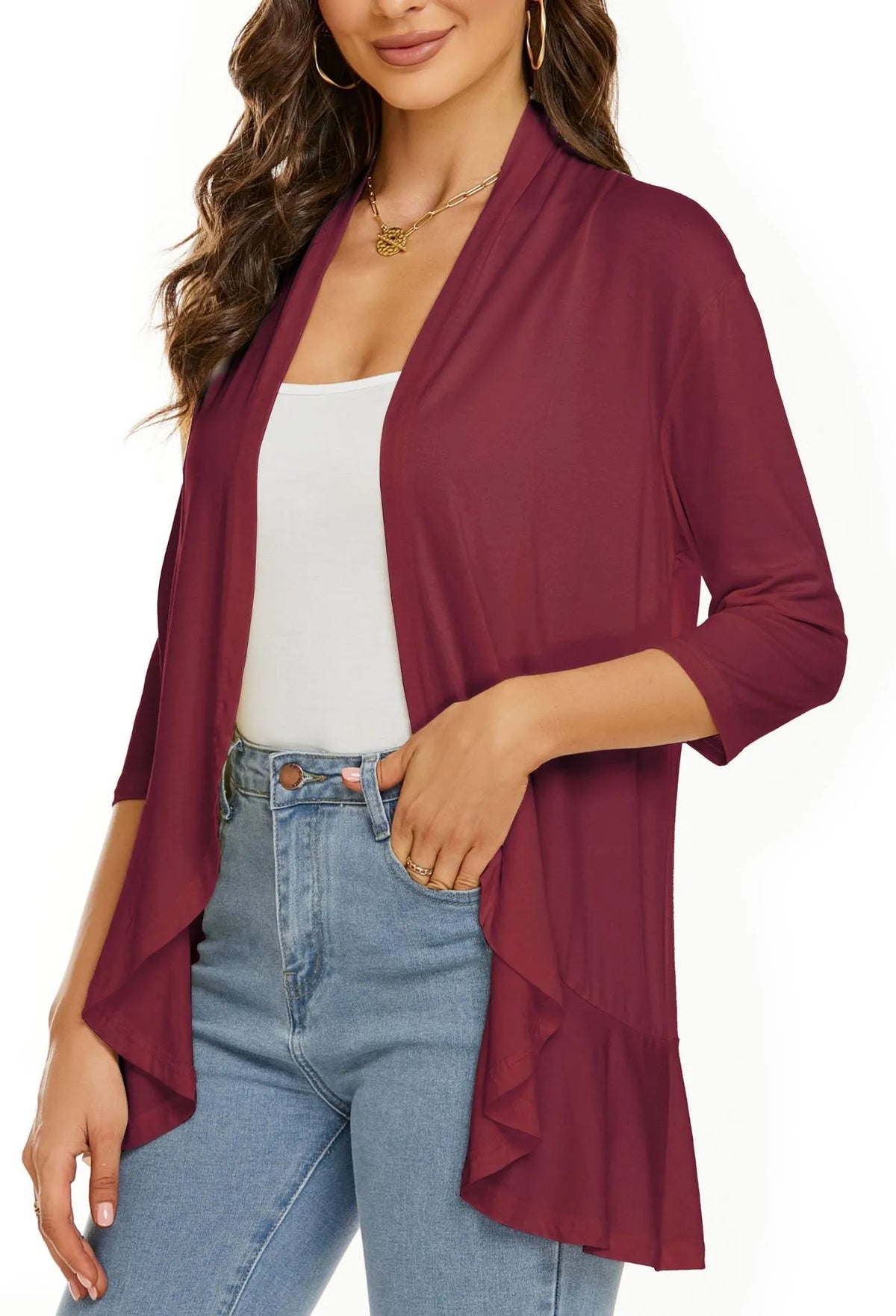 NEW🔥 Women's Casual Lightweight Open Front Cardigans