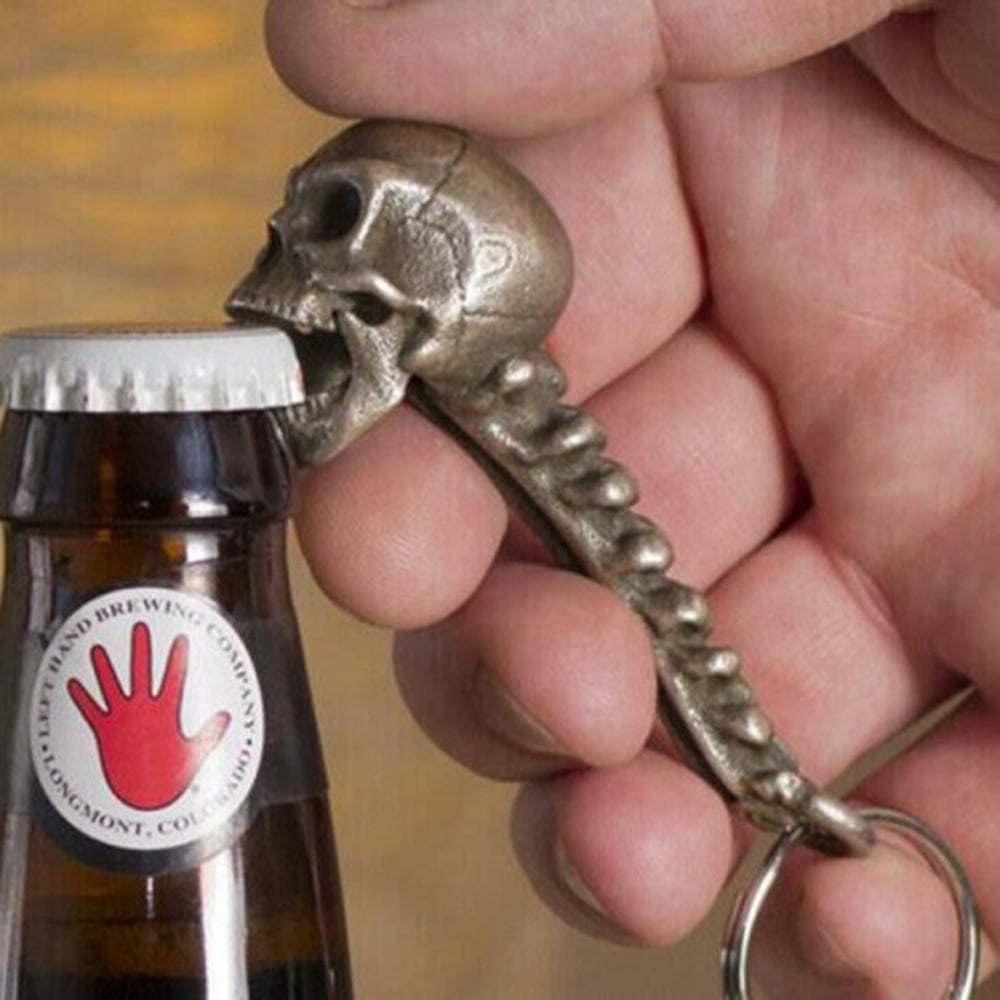 Creative Skull Head Shaped Bottle Can Opener