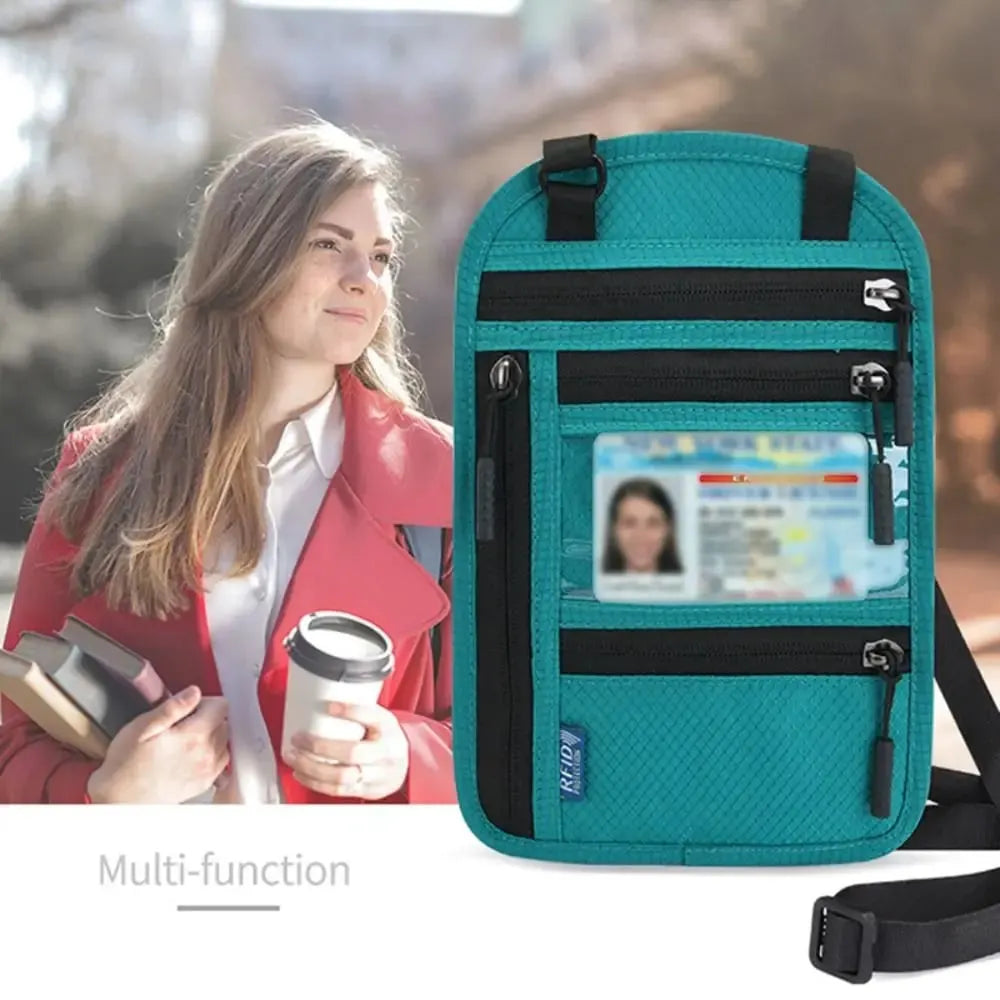 🔥HOT SALE🔥RFID Travel Neck Wallet Pouch