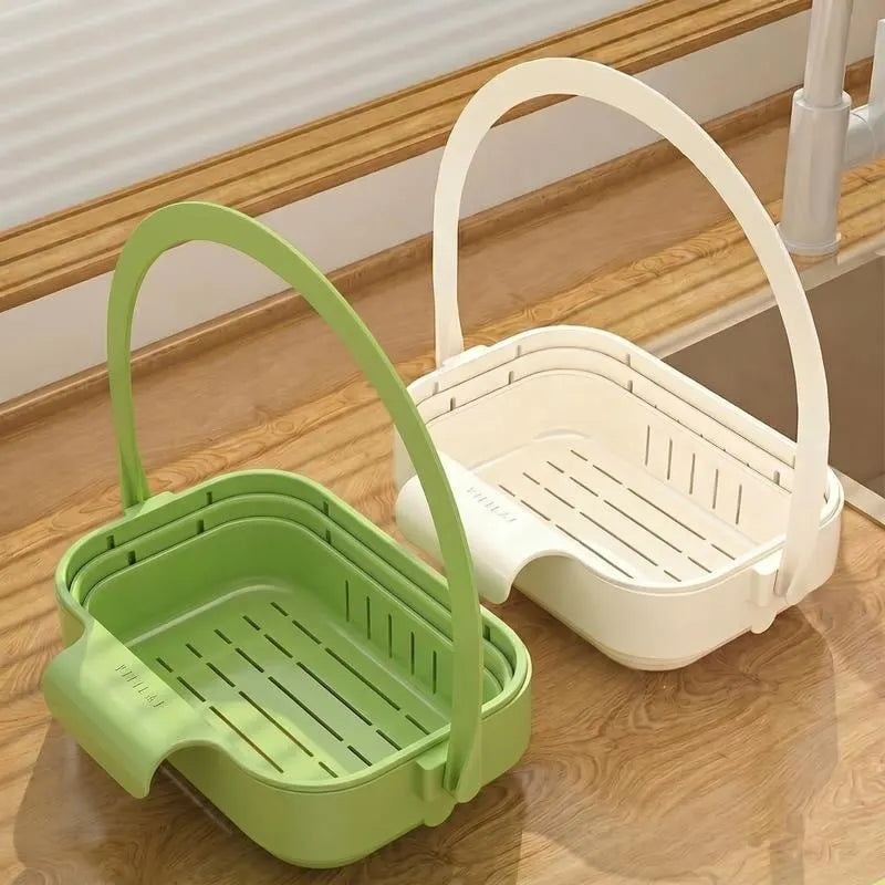 🔥HOT SALE🔥Foldable Hanging Kitchen Sink Drain Basket🧺