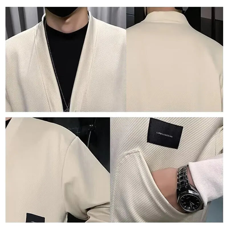 Men's loose V-neck cardigan jacket (Buy 2 free shipping)