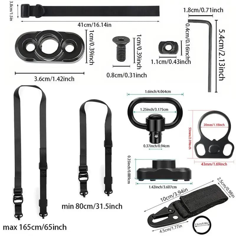🔥HOT SALE🔥🎉2-Point Sling with QD Swivels