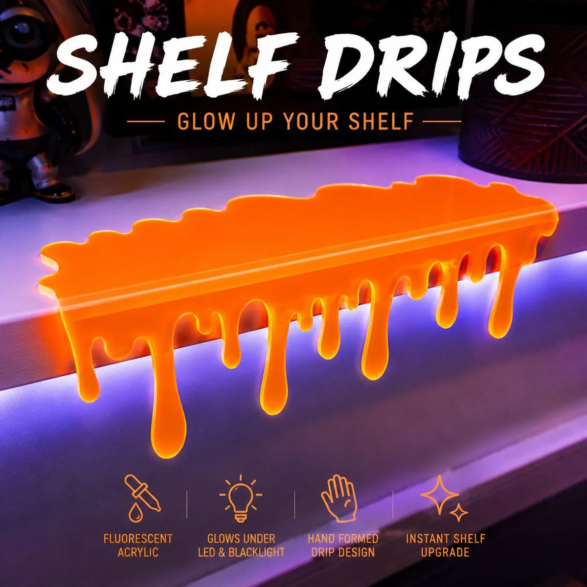 🧪✨ Shelf Drips – Glow-Up Your Setup Instantly