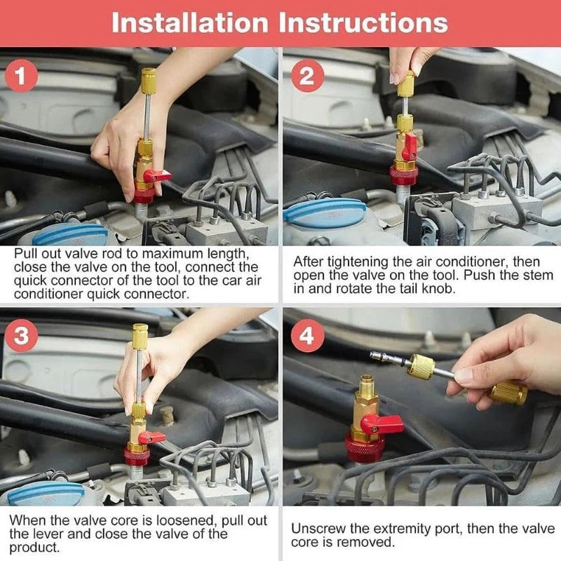 🔥🚗2026 Hot Sale 49% OFF🔥AC Valve Core Tool