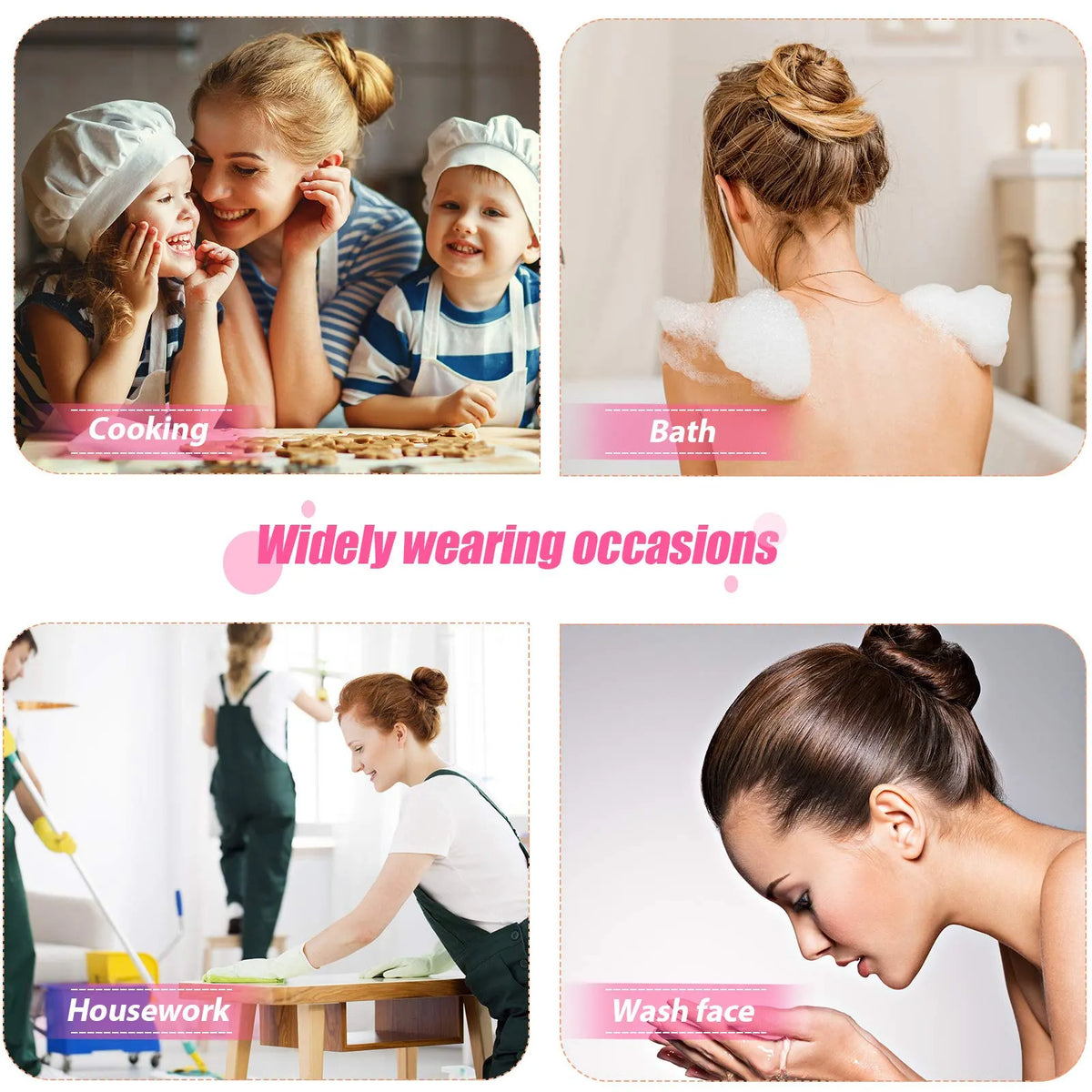 Rhinestone Double Flower Hairpin (buy 1 get one free)