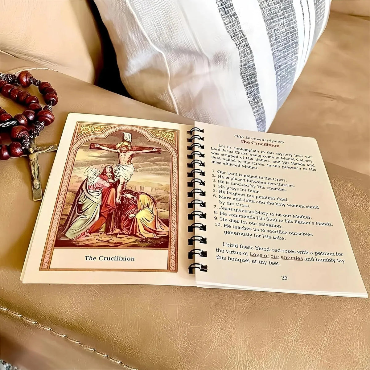 🔥HOT SALE🔥Pocket Size Rosary Meditation Book✝️The Rosary The Prayer That Saved My Life