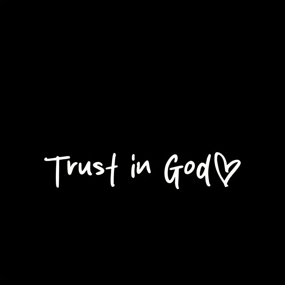 Trust in God Car Rearview Mirror Sticker(2 PCS)