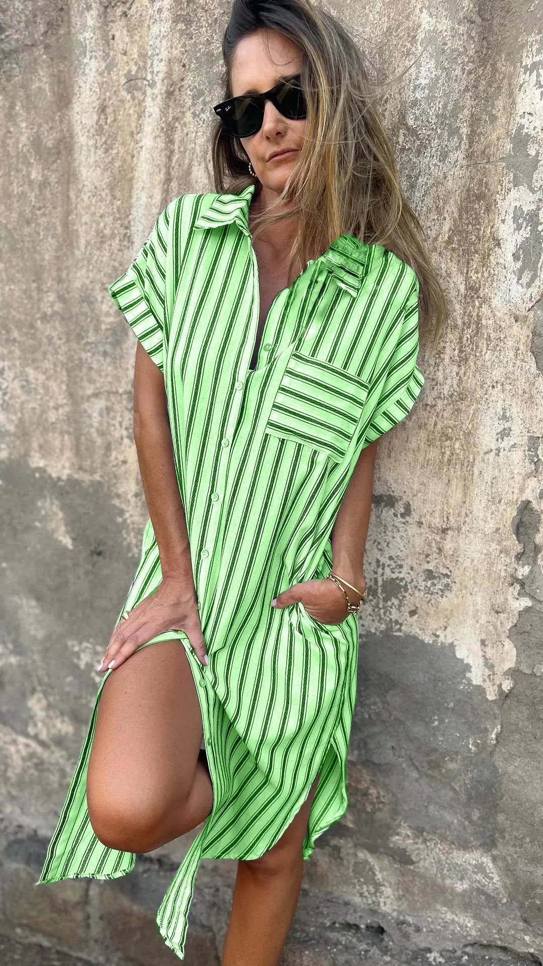 Pocket Stripe Dress