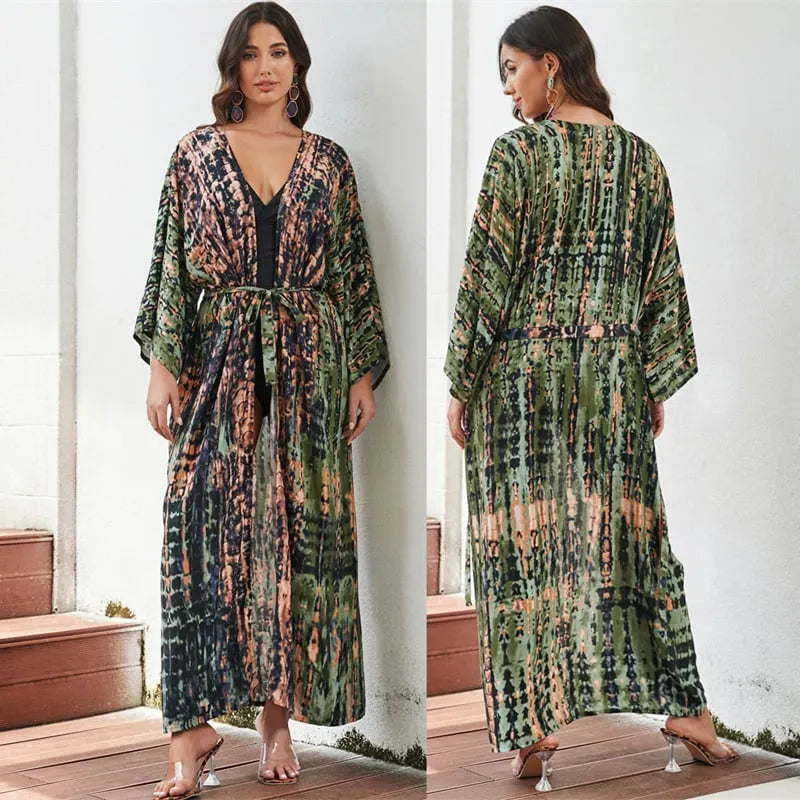 Printed Beach Cover-Up (Buy 2 Free Shipping)