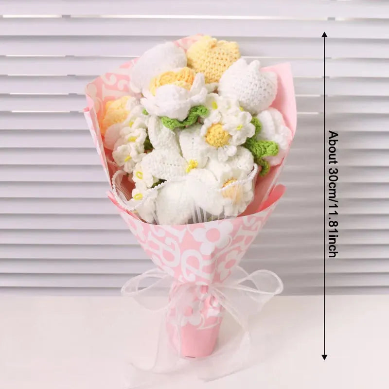 🔥Last Day 49% OFF - 🔥Handmade Crochet Flower Bouquet