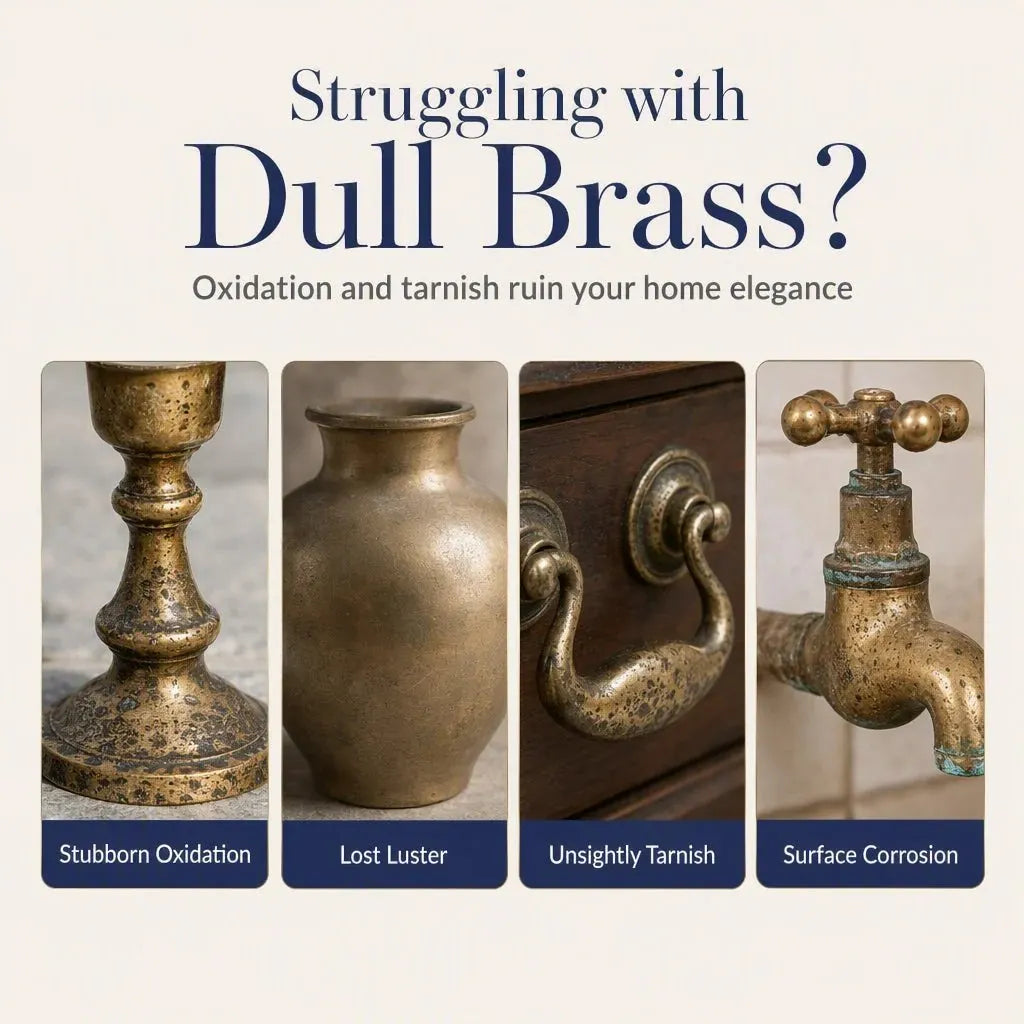 🔥 HOT SALE 🔥🔩TARNISHED BRASS? FIX IT FAST!🔩 Polish & Cleaner – Removes Oxidation, Restores Shine, Gentle on Surfaces – Easy Application! 🧽