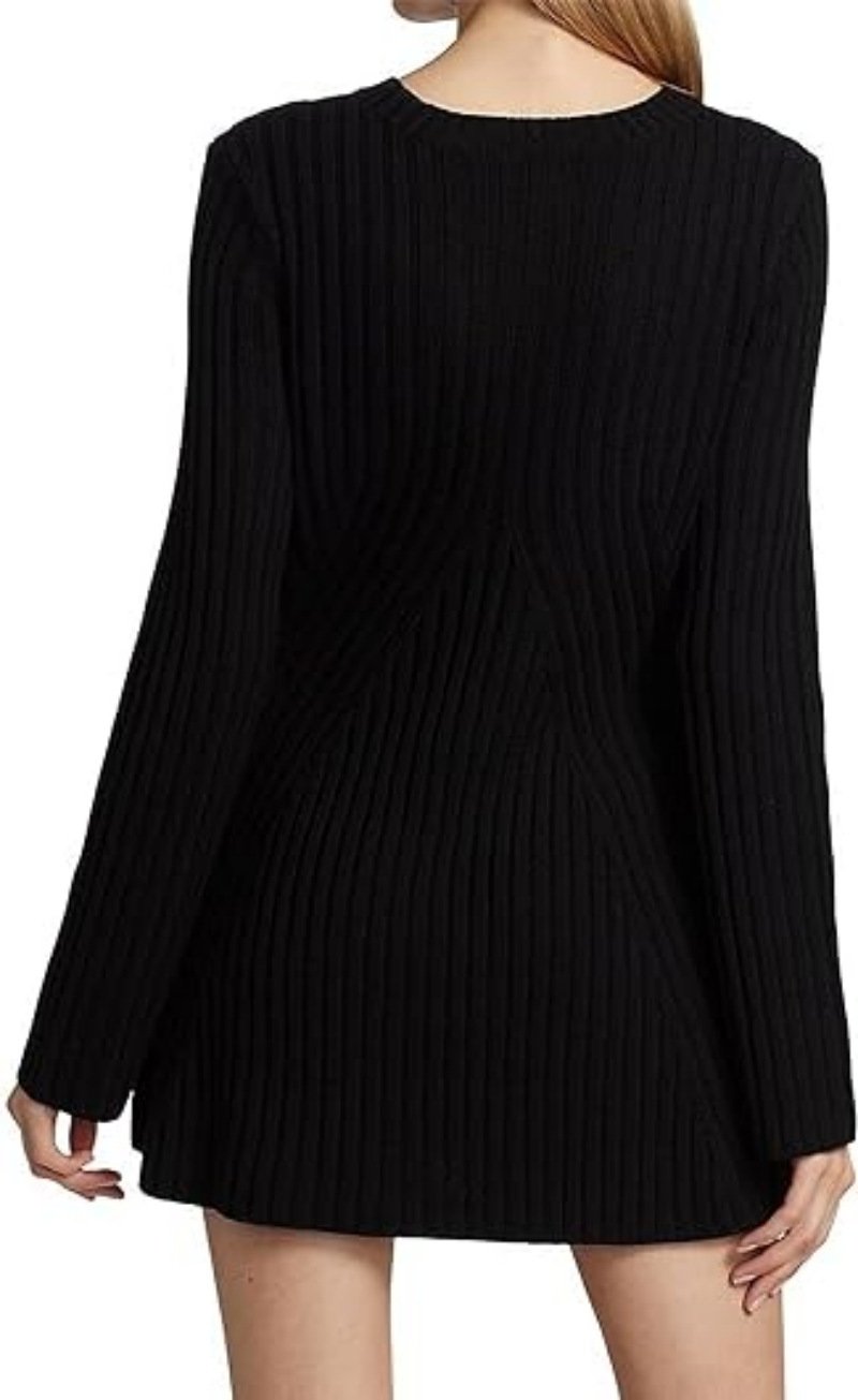 Long Sleeves Dress with Flared, Slit Cuffs (Buy 2 Free shipping)