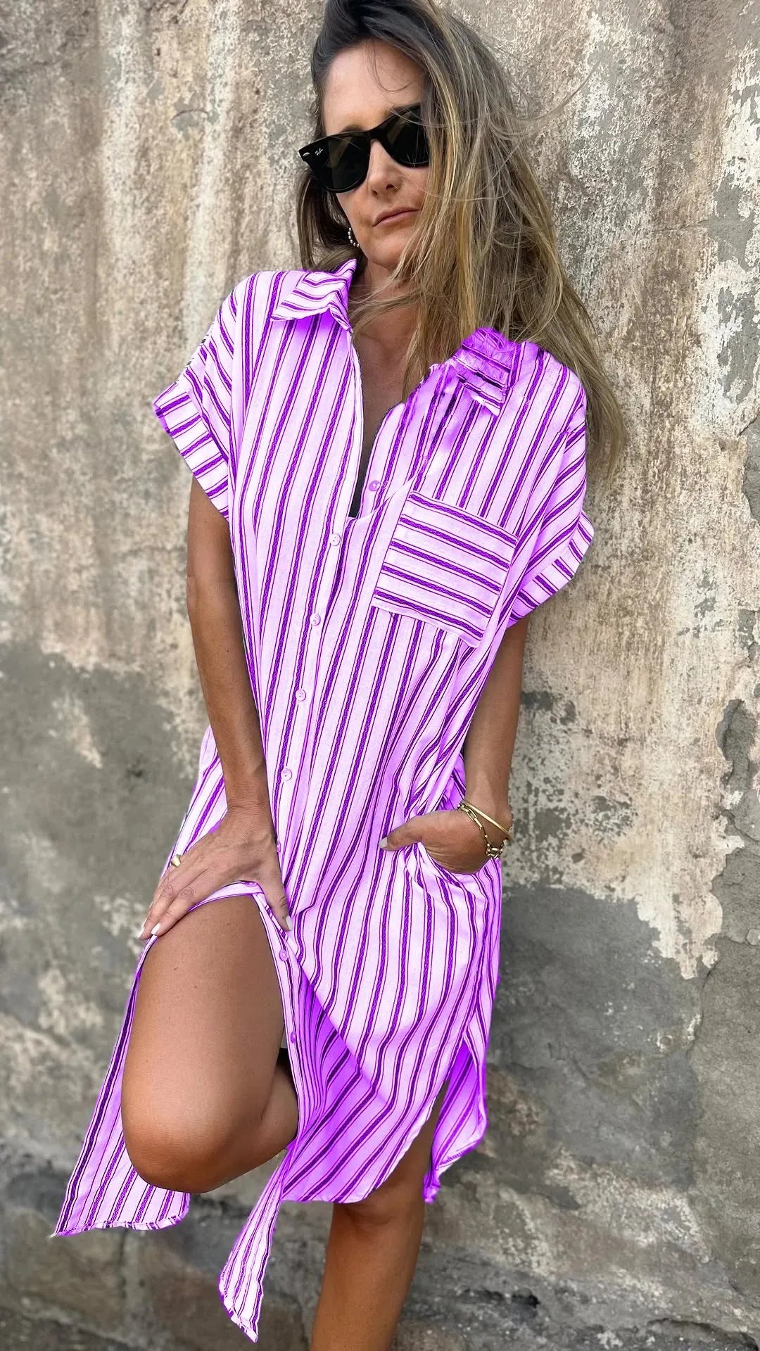 Pocket Stripe Dress