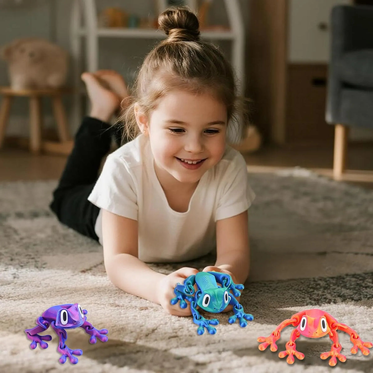 🔥HOT SALE🔥Limited Time 49% Off✨3D Printed Magnet Frog Toy
