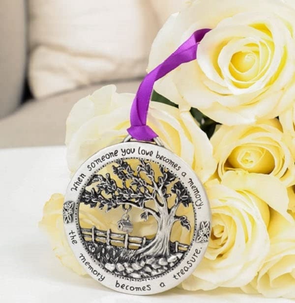 "When Someone You Love Becomes a Memory" Life Tree Memorial Ornament