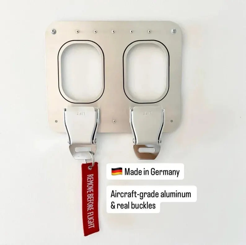 🔥HOT SALE🔥✈️ Handcrafted Aviation Seatbelt Key Holder