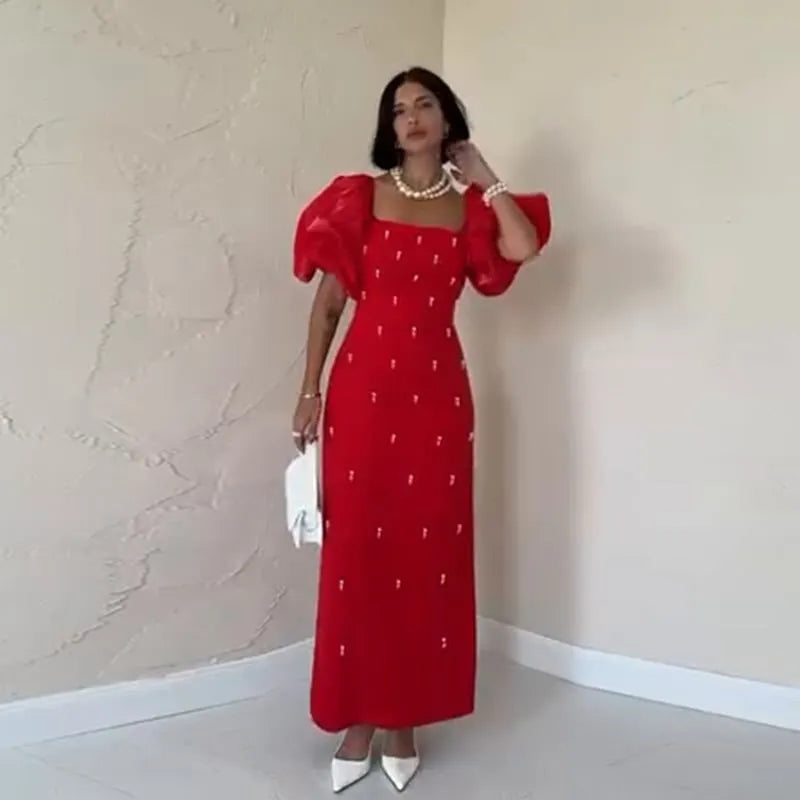 Retro Polka Dot Dress