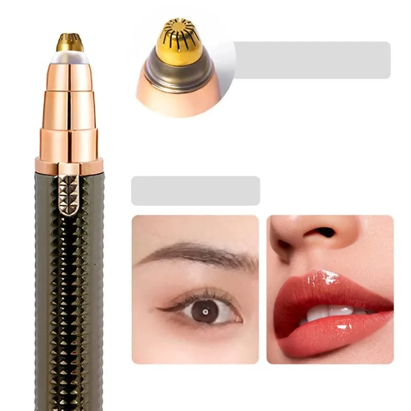 🔥 HOT SALE 🔥✂️ 2026 Sale — Over 38,000 Sold!🔥 Portable Electric Eyebrow Trimmer – Interchangeable Heads 🪒
