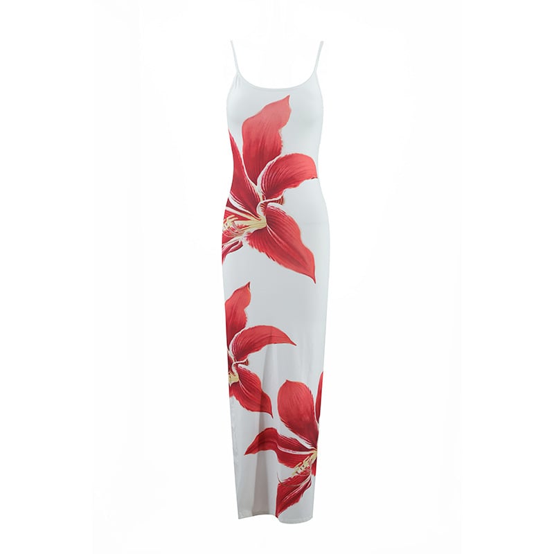 Floral Print Sexy Slim Fit Maxi Dress🌺Buy 2 Free Shipping