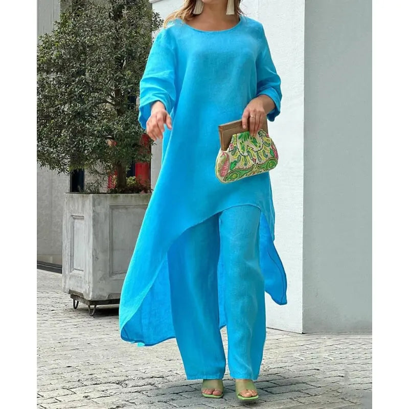 🔥HOT Sale - Casual Solid Color Two-piece Set 💥 BUY 2 FREE SHIPPING