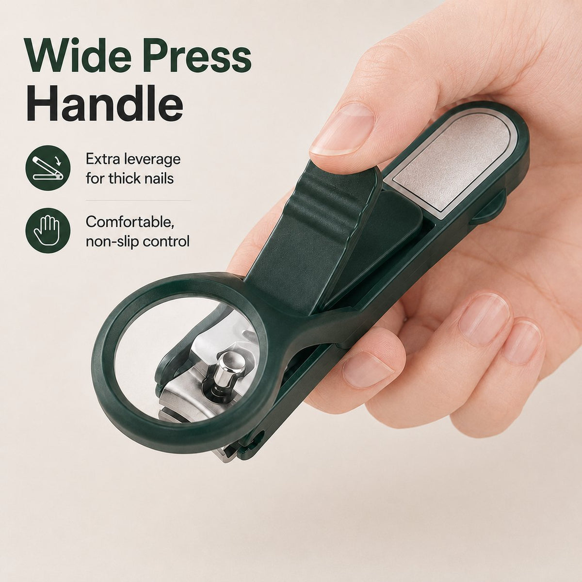 🔥HOT SALE🔥🔍 Precision Magnifying Nail Clipper — See Every Trim Clearly for Safer, Easier Nail Care! ✂️✨