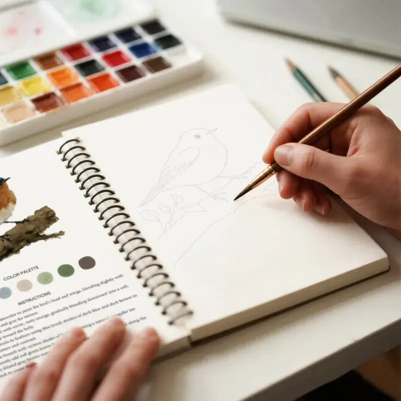 Watercolor Workbook 120 lb Recycled Paper